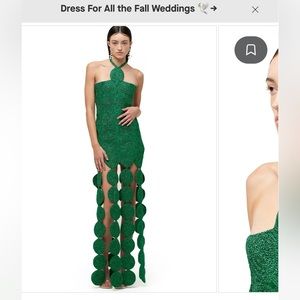 Simon Miller Beep beep dress in green. Size small